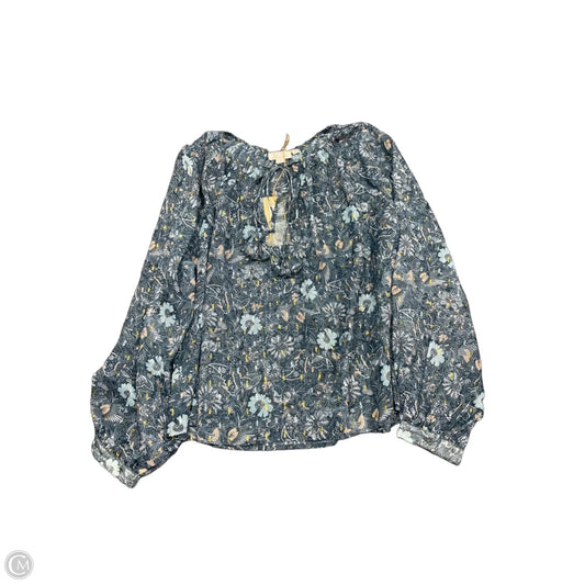 Top Long Sleeve By Let Me Be In Blue, Size: S