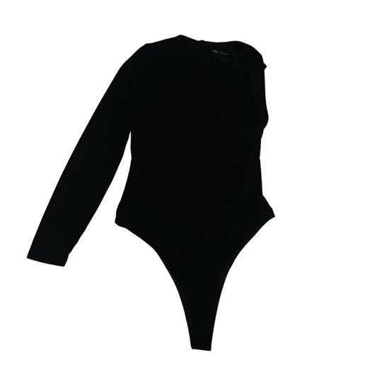 Bodysuit By Zara In Black, Size: L