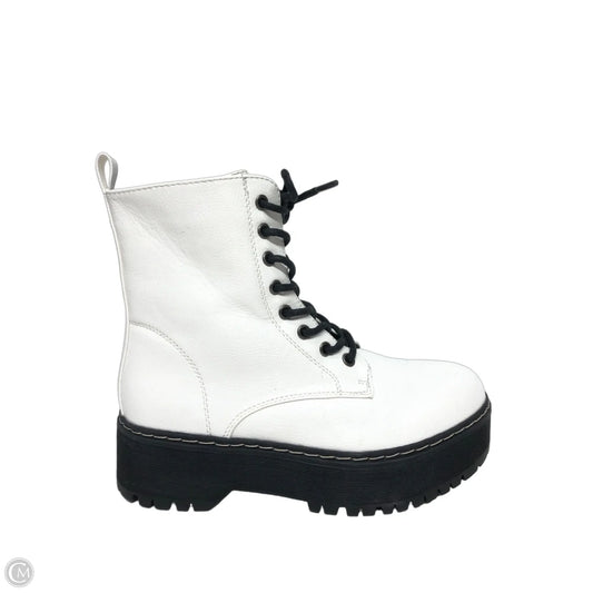Boots Combat By Sincerely Jules In White, Size: 8