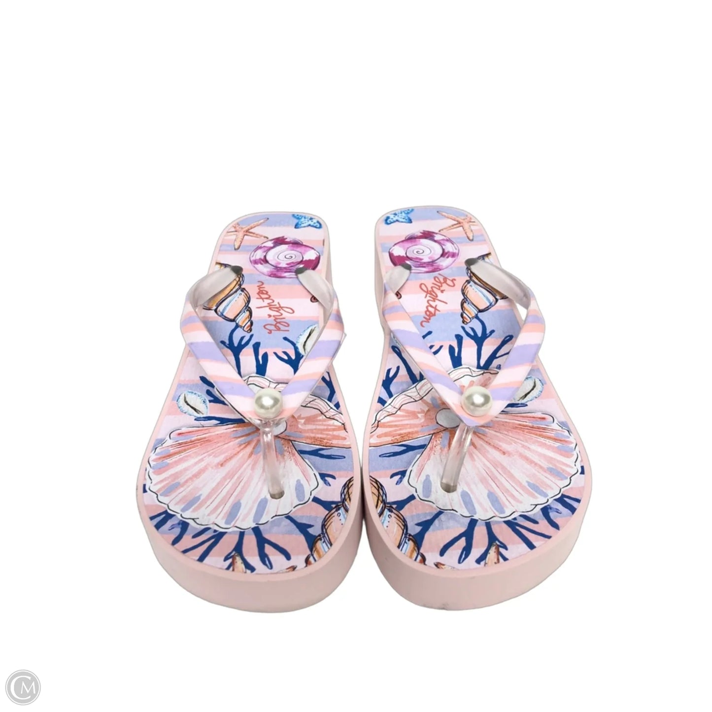 Sandals Flip Flops By Brighton In Ombre Print, Size: 6
