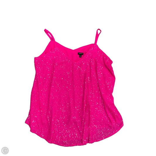 Top Sleeveless By Torrid In Pink, Size: 2x