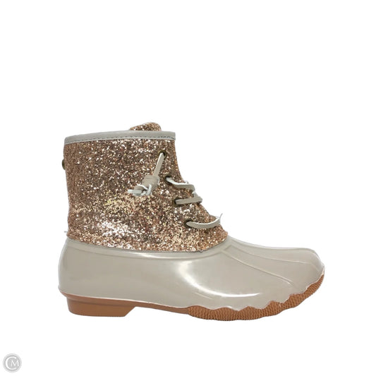 Boots Rain By Clothes Mentor In Taupe, Size: 8