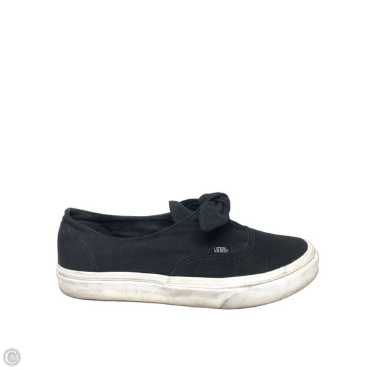 Shoes Flats By Vans In Black, Size: 9