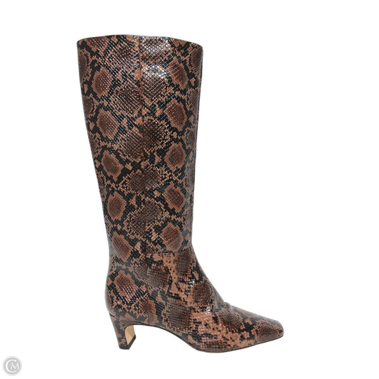 Boots Knee Heels By Antonio Melani In Snakeskin Print, Size: 7.5