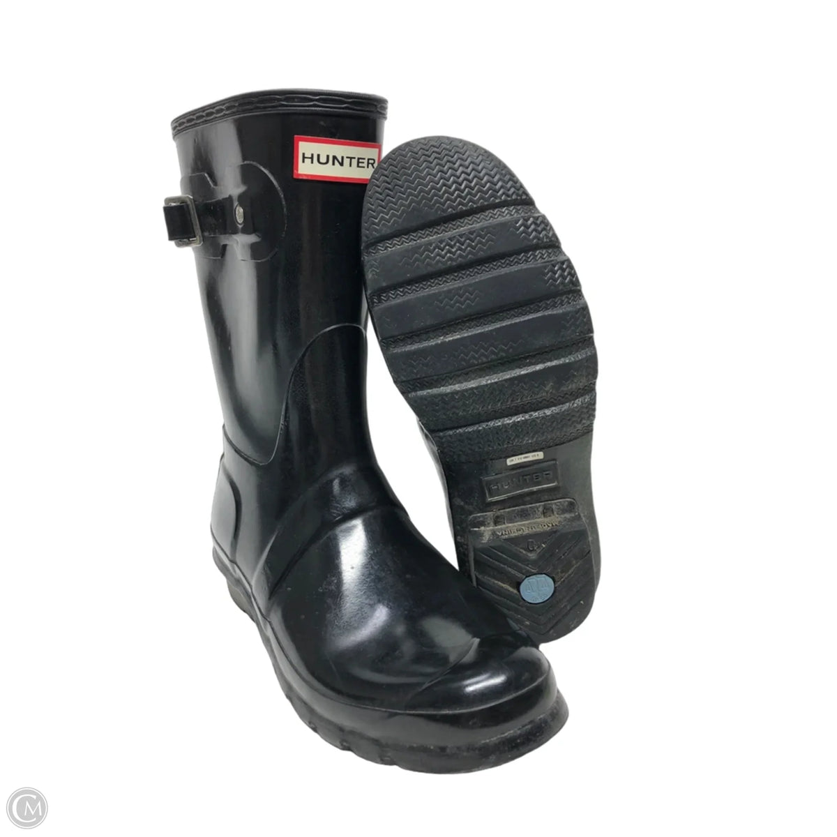 Boots Rain By Hunter In Black, Size: 9
