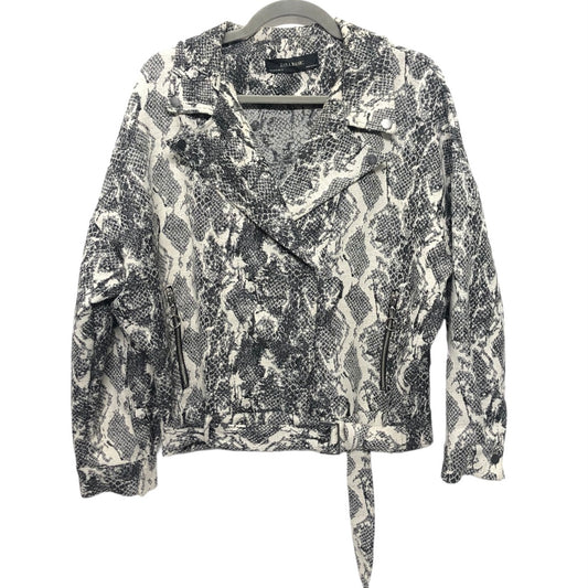 Snakeskin Print Jacket Other Zara Basic, Size M