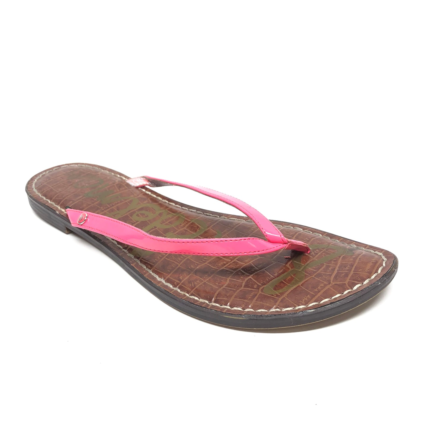 Pink Sandals Flip Flops Sam Edelman, Size 9