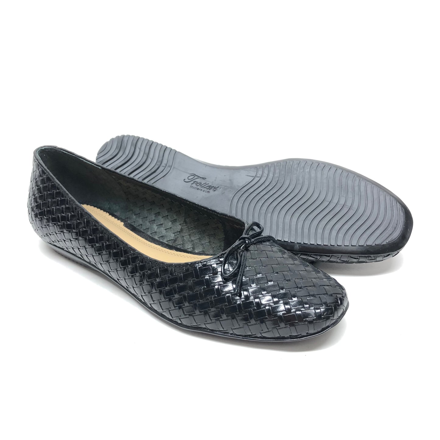 Black Shoes Flats Cmb, Size 8