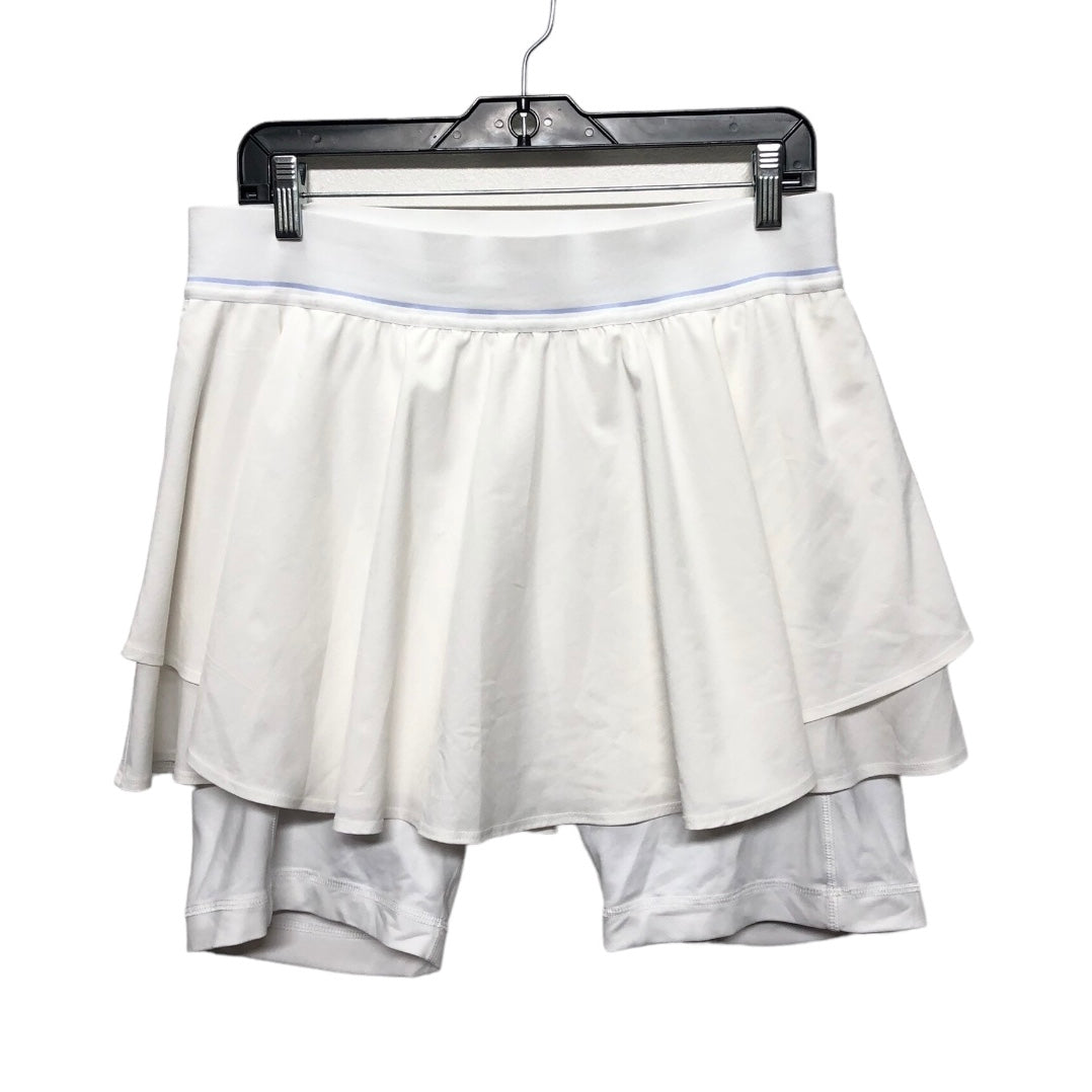 Athletic Skort By Lululemon In White, Size: 12