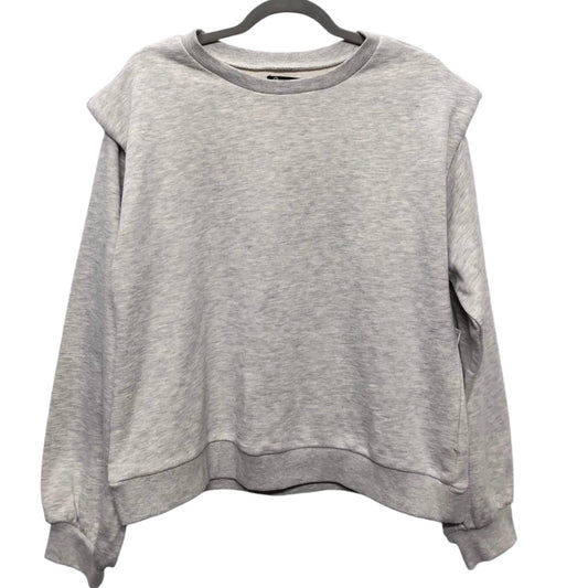 Sweatshirt Crewneck By Versona In Grey, Size: L