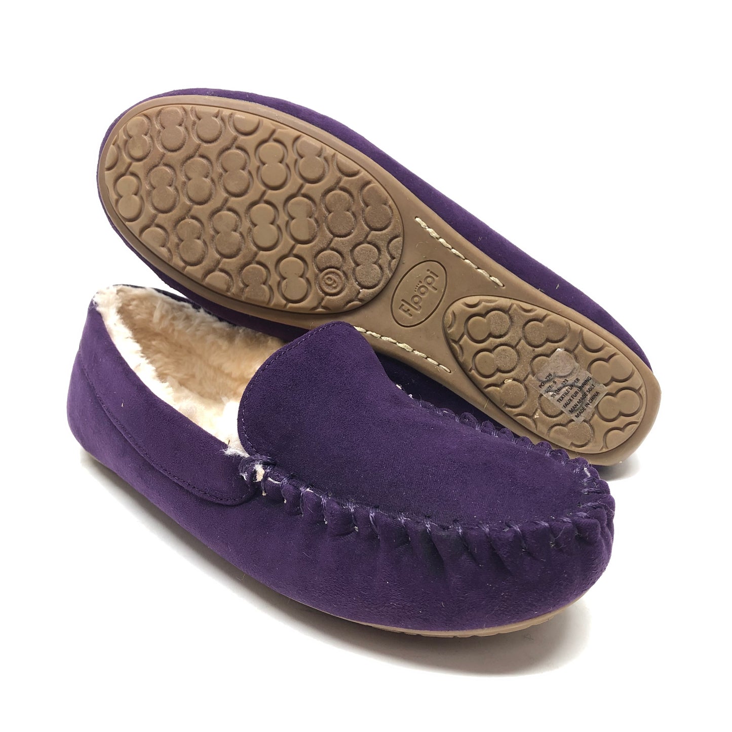 Shoes Flats By Clothes Mentor In Purple, Size: 9