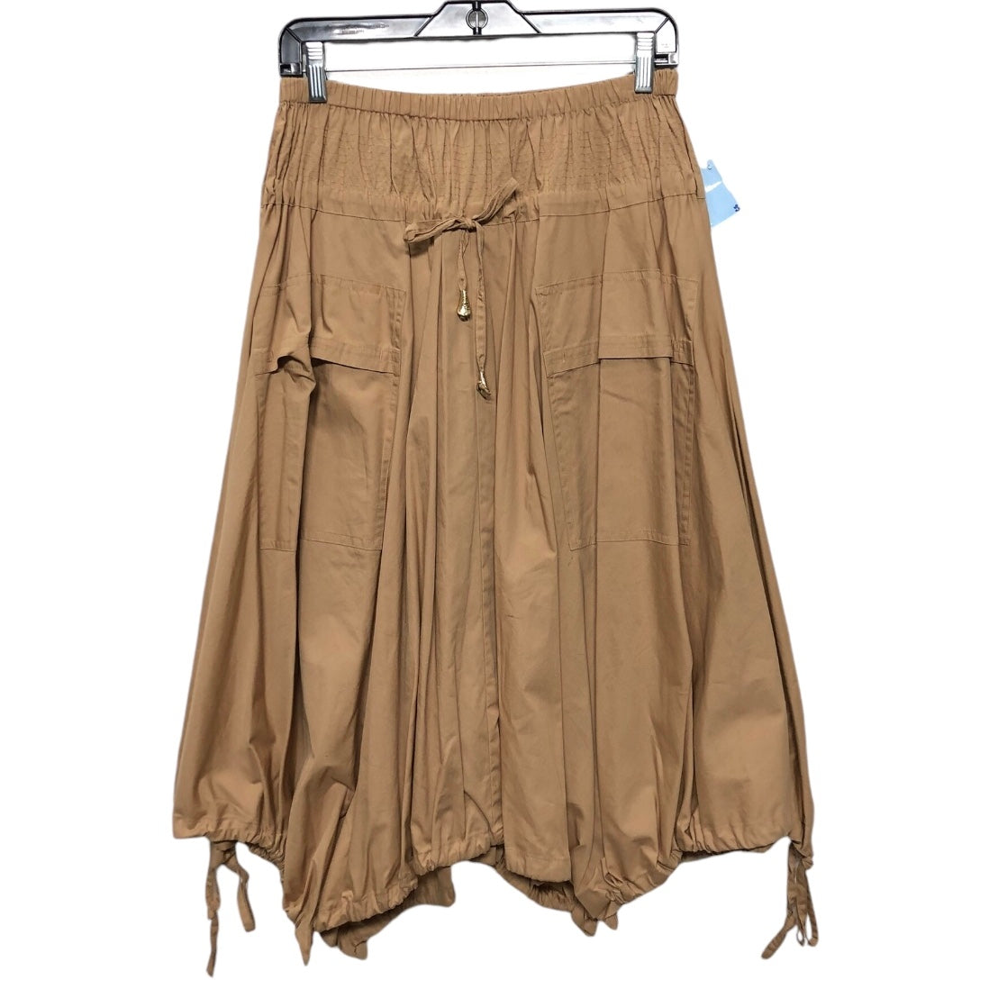 Skirt Midi By Donna Karan In Tan, Size: S