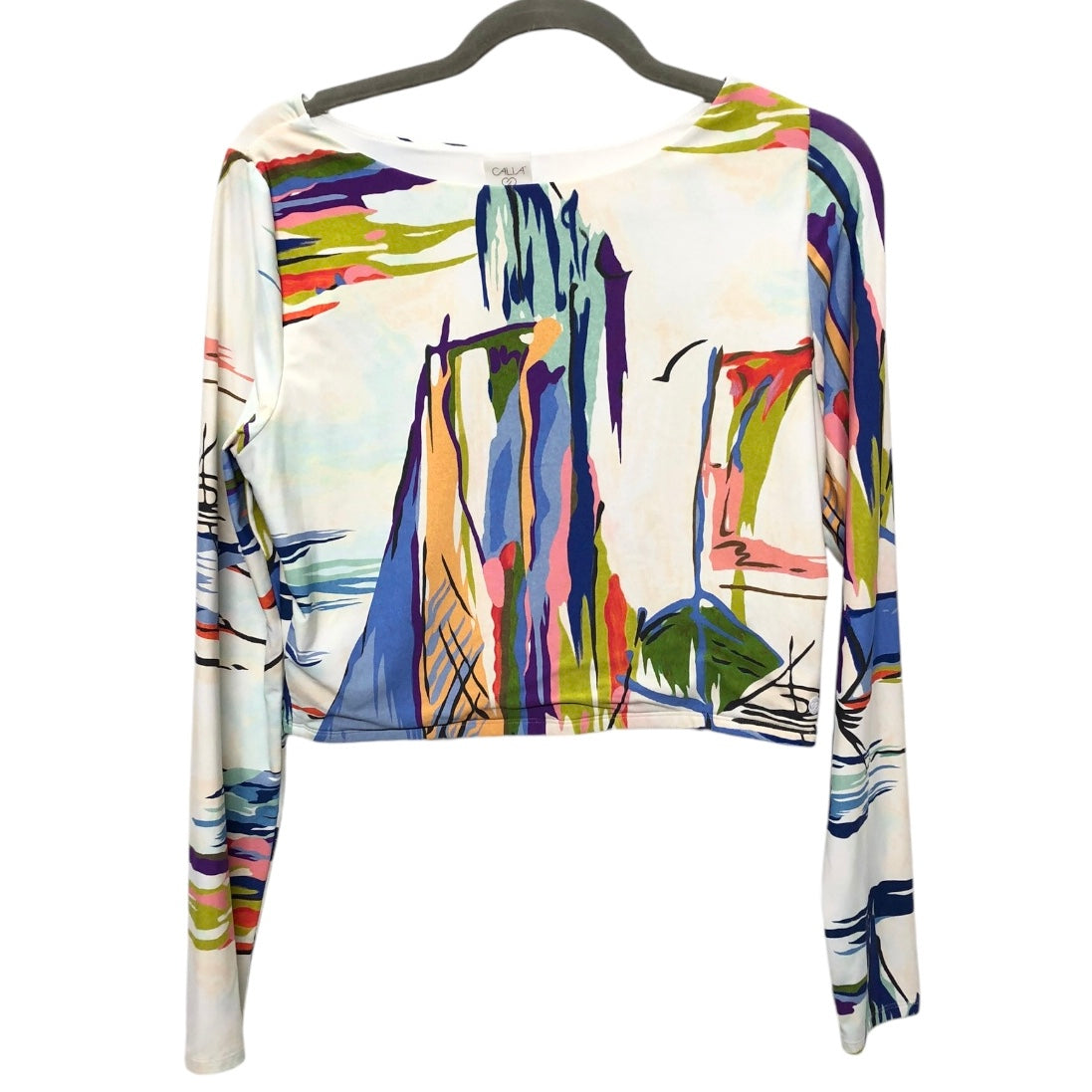 Athletic Top Long Sleeve Crewneck By Calia In Multi-colored, Size: L