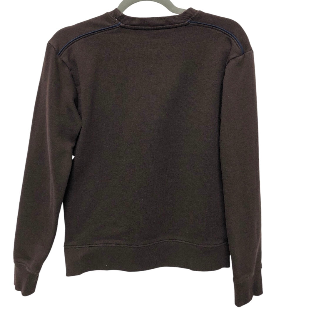 Sweatshirt Crewneck By Cmb In Brown, Size: S