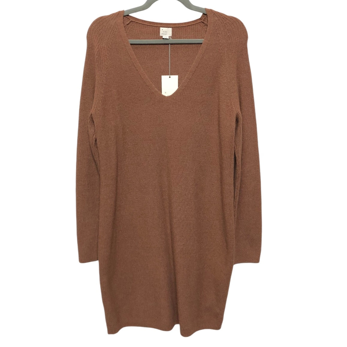 Dress Sweater By A New Day In Brown, Size: M