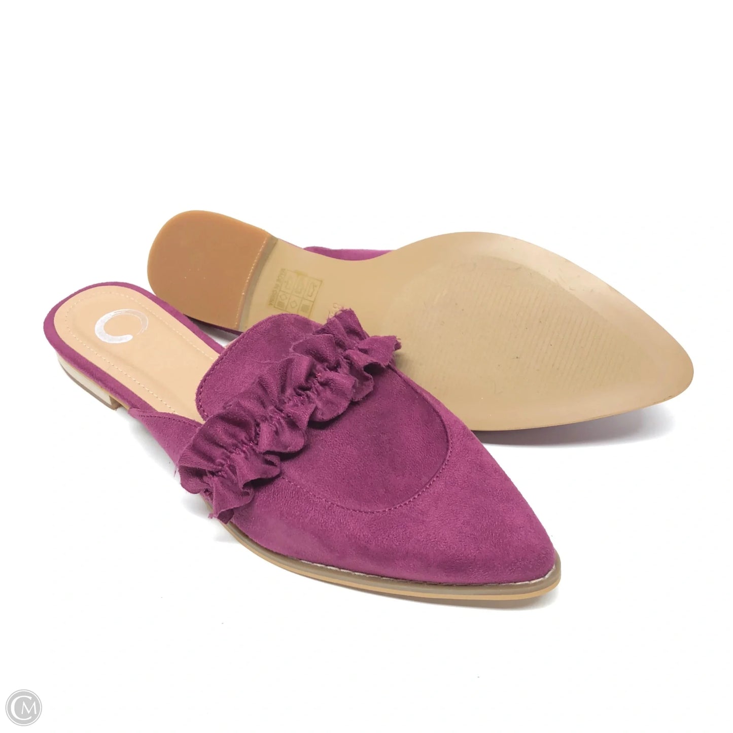 Shoes Flats By Clothes Mentor In Purple, Size: 8.5