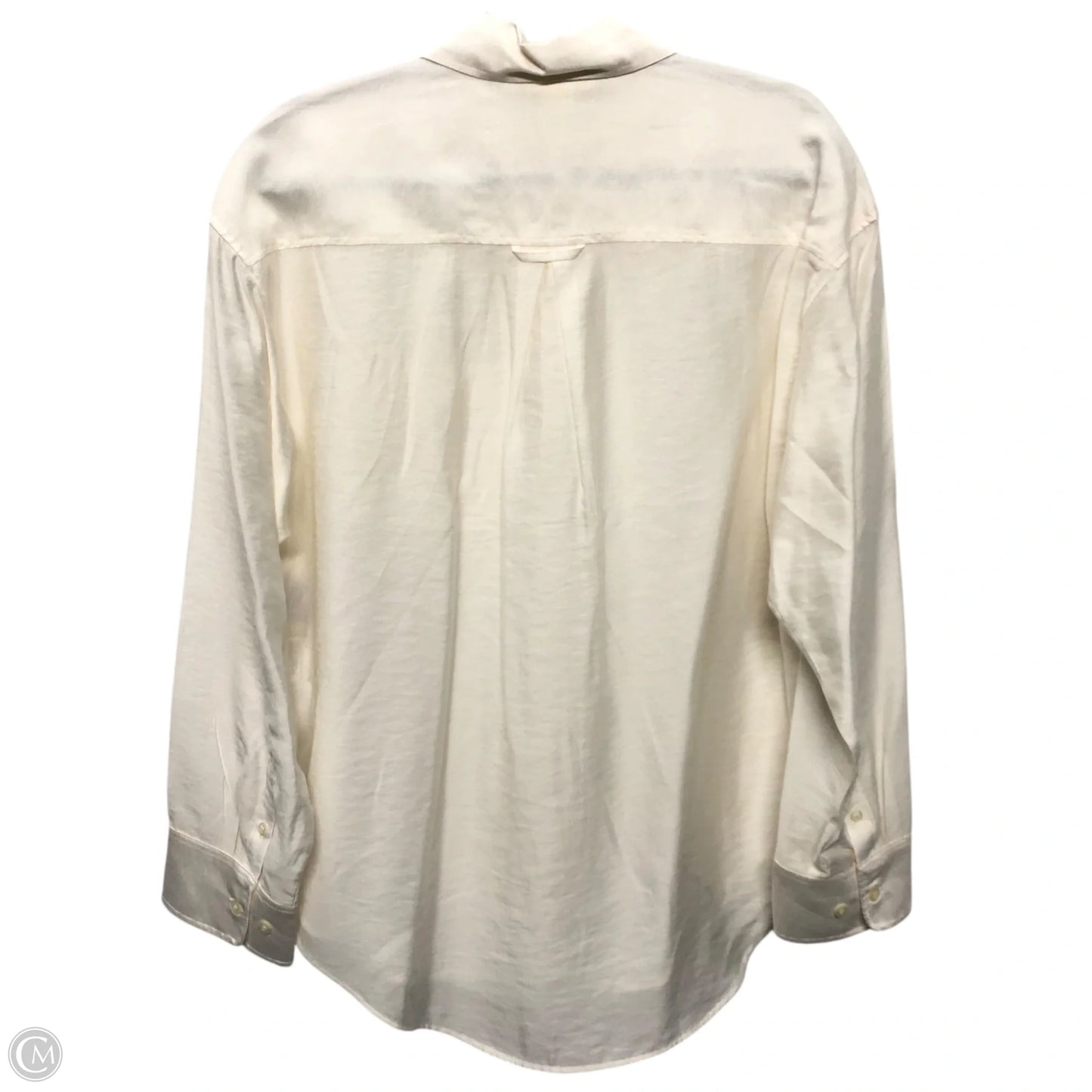 Top Long Sleeve By H&m In Cream, Size: Xs