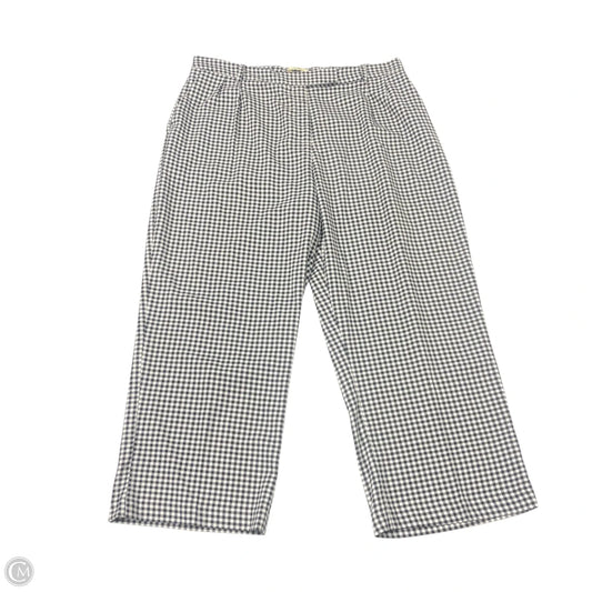 Pants Wide Leg By Clothes Mentor In Black & White, Size: 2x