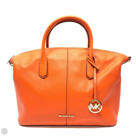 Handbag Leather By Michael By Michael Kors, Size: Large