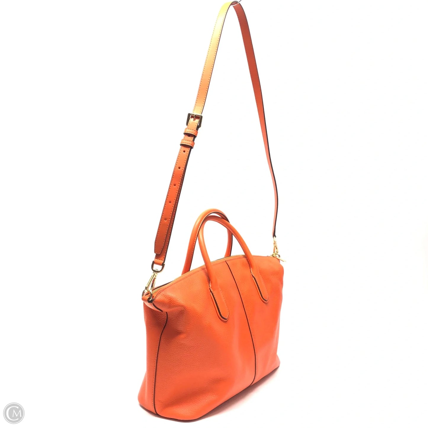 Handbag Leather By Michael By Michael Kors, Size: Large