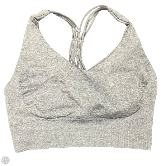 Athletic Bra By Clothes Mentor In Grey, Size: L