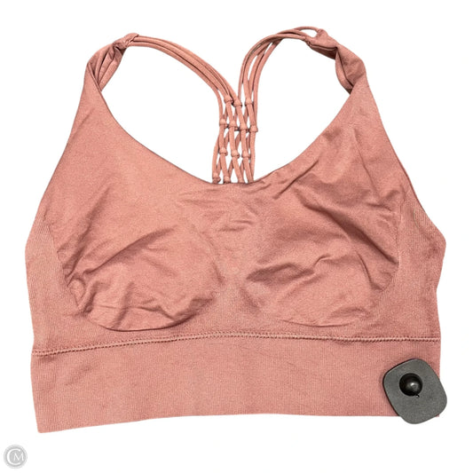 Athletic Bra By Clothes Mentor In Pink, Size: L