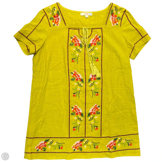 Tunic Short Sleeve By Orange Creek In Green, Size: M