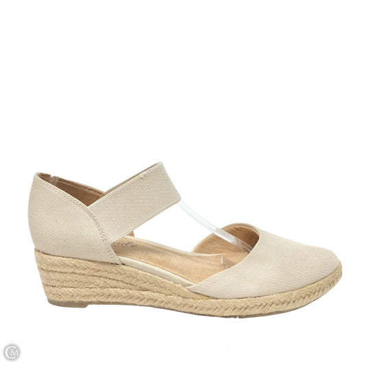 Shoes Heels Wedge By Life Stride In Cream, Size: 8