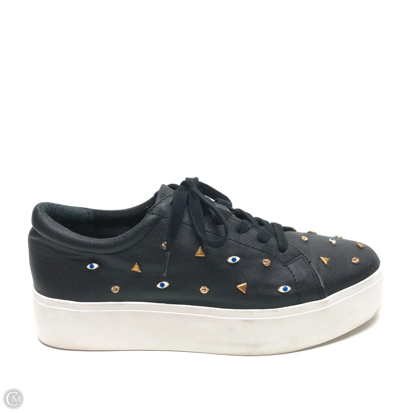 Shoes Sneakers Platform By Clothes Mentor In Black, Size: 9.5