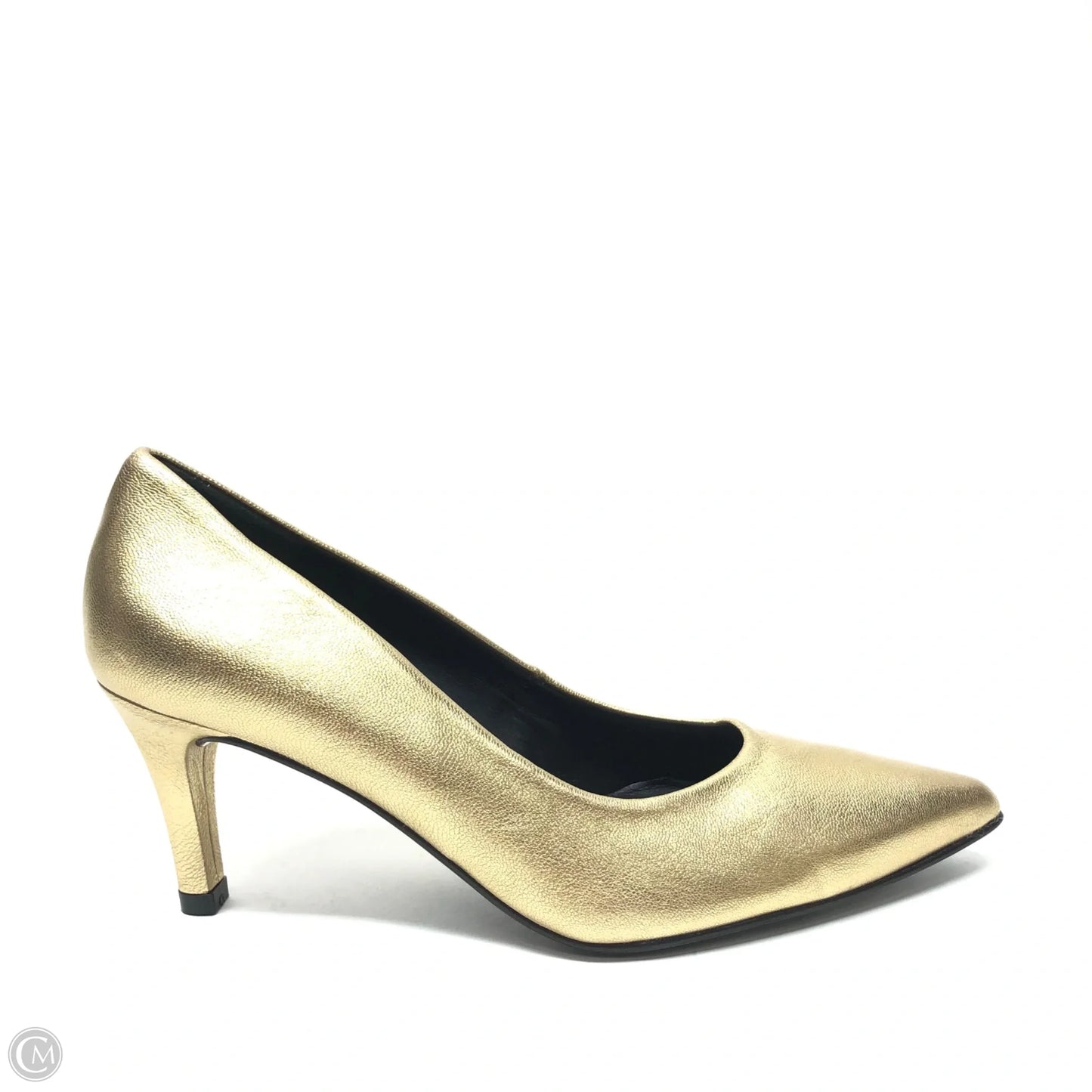 Shoes Heels Stiletto By Clothes Mentor In Gold, Size: 8