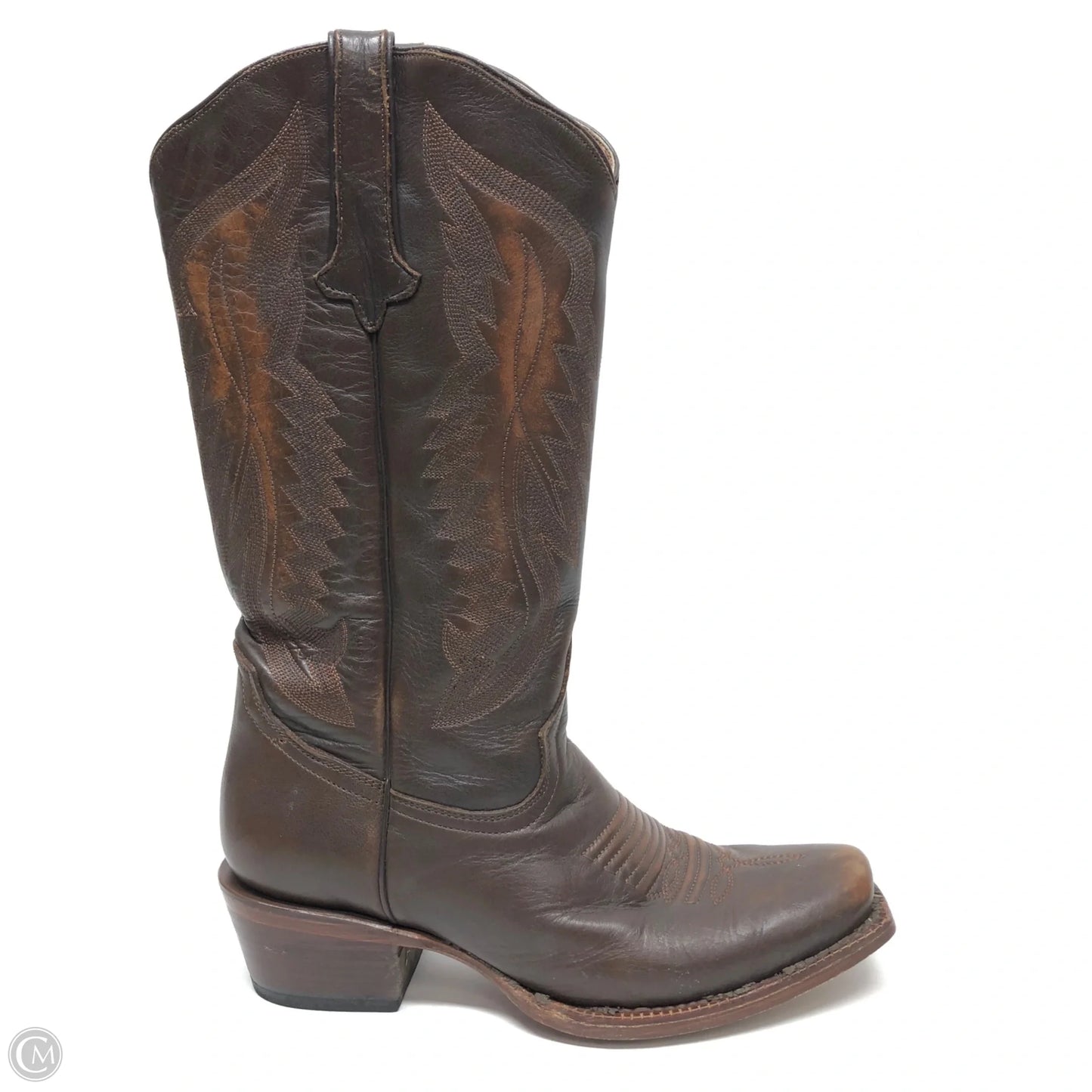 Boots Western By Clothes Mentor In Brown, Size: 8