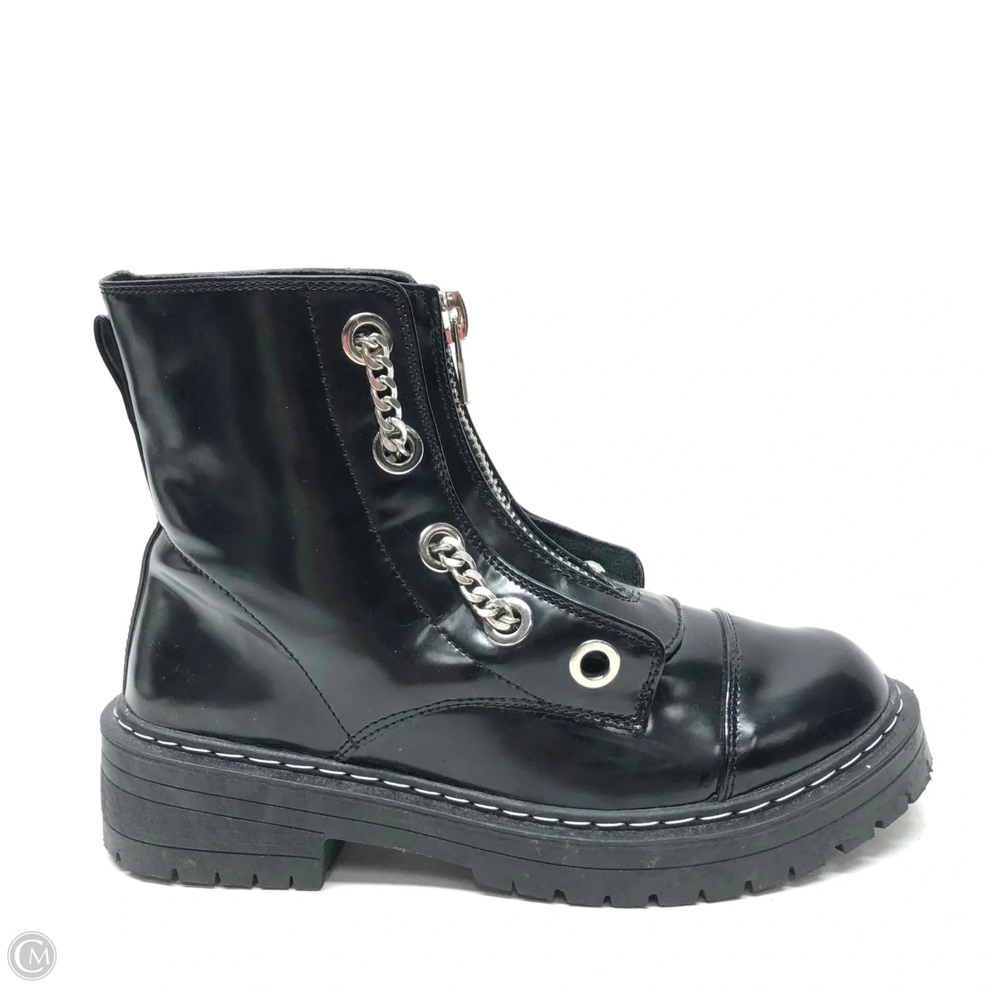 Boots Combat By Sugar In Black, Size: 8