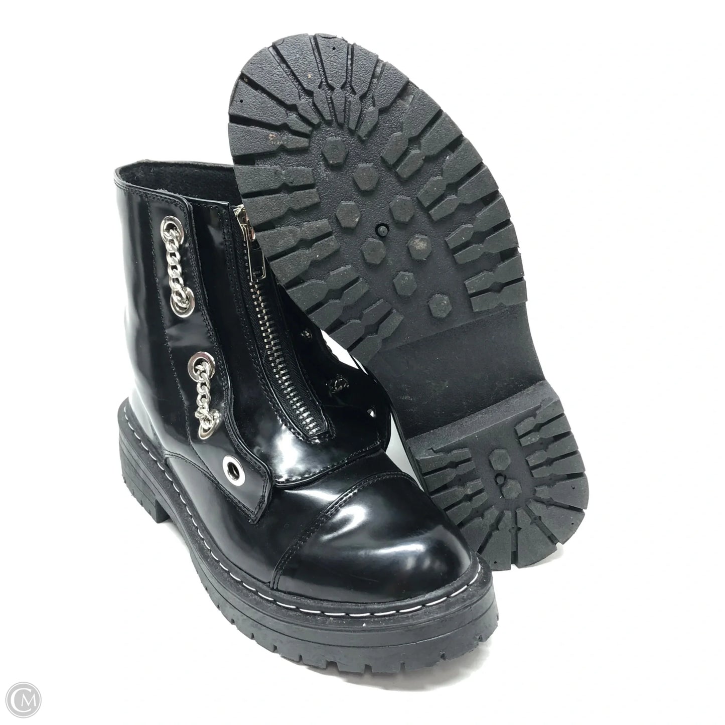 Boots Combat By Sugar In Black, Size: 8