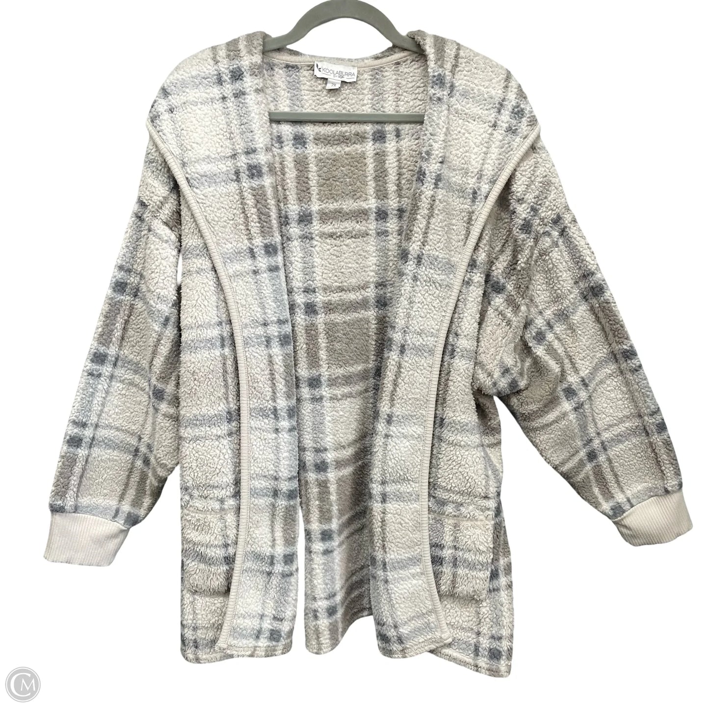 Jacket Fleece By Koolaburra By Ugg In Beige, Size: 2x