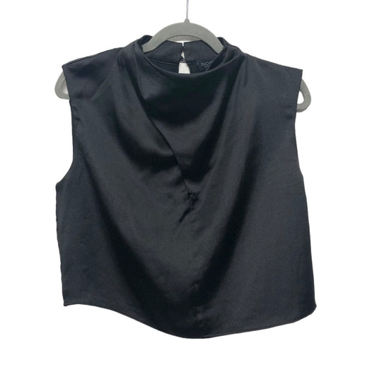 Blouse Sleeveless By Rachel Zoe In Black, Size: M