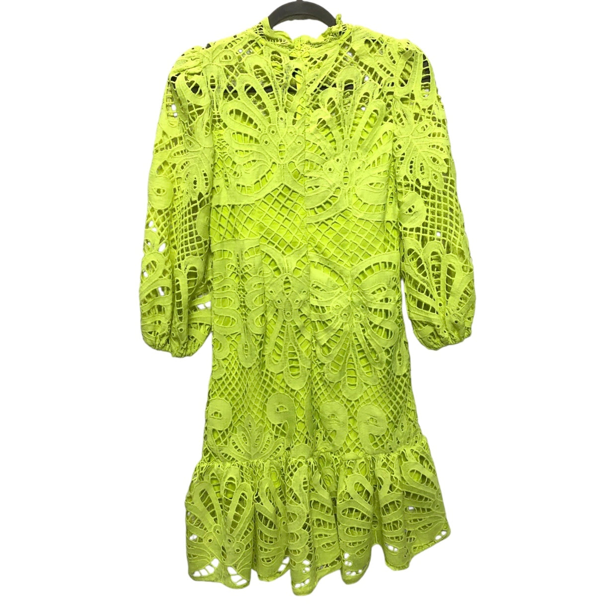 Dress Casual Short By Cmb In Chartreuse, Size: L