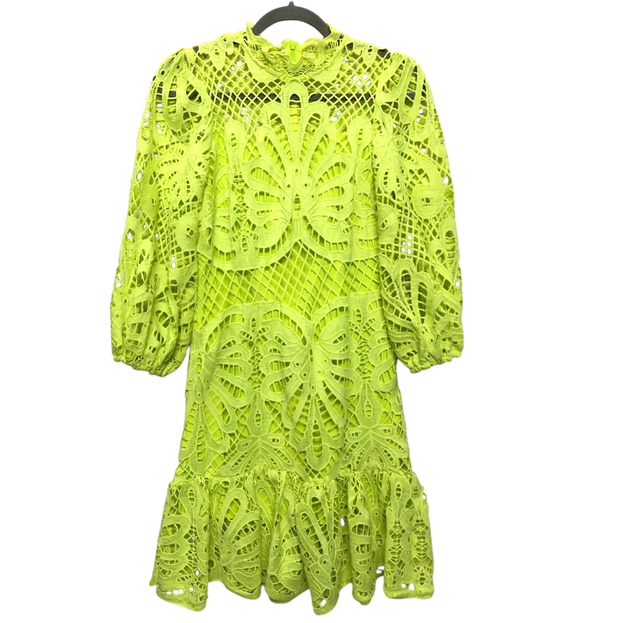 Dress Casual Short By Cmb In Chartreuse, Size: L