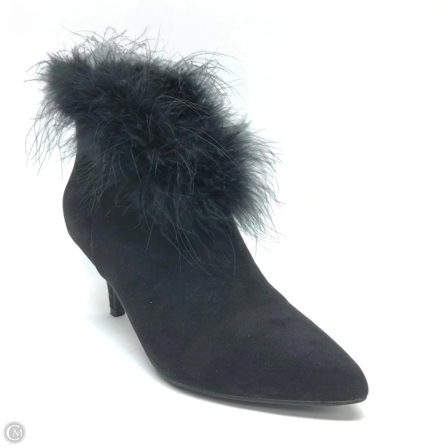 Boots Ankle Heels By Cato In Black, Size: 8