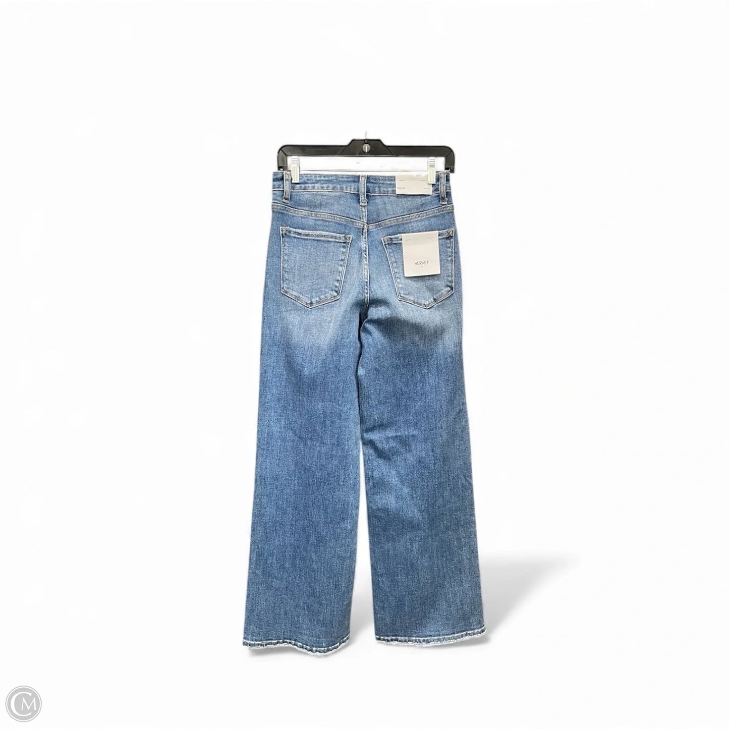 Jeans Wide Leg By Vervet In Blue Denim, Size: 26
