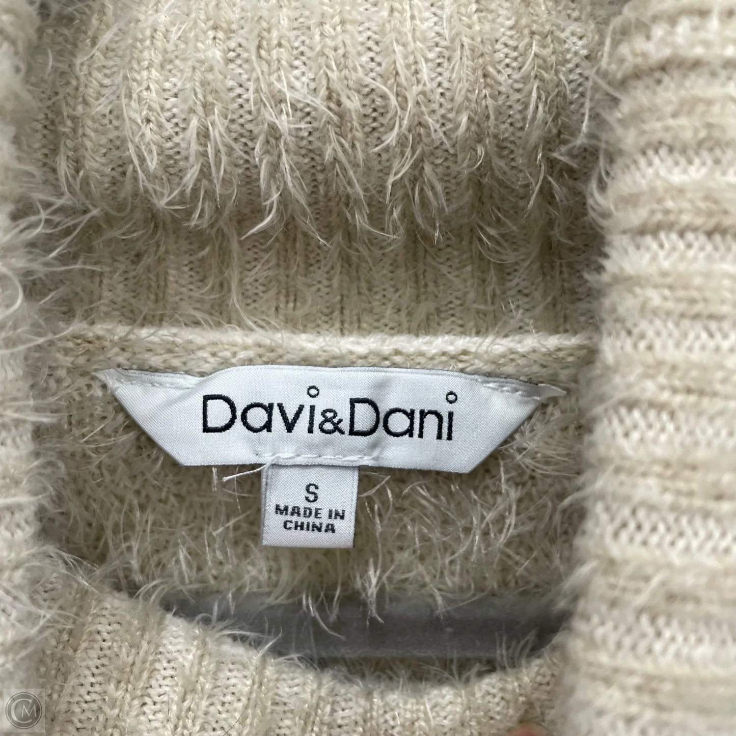 Sweater By Davi & Dani In Blue & Cream, Size: S