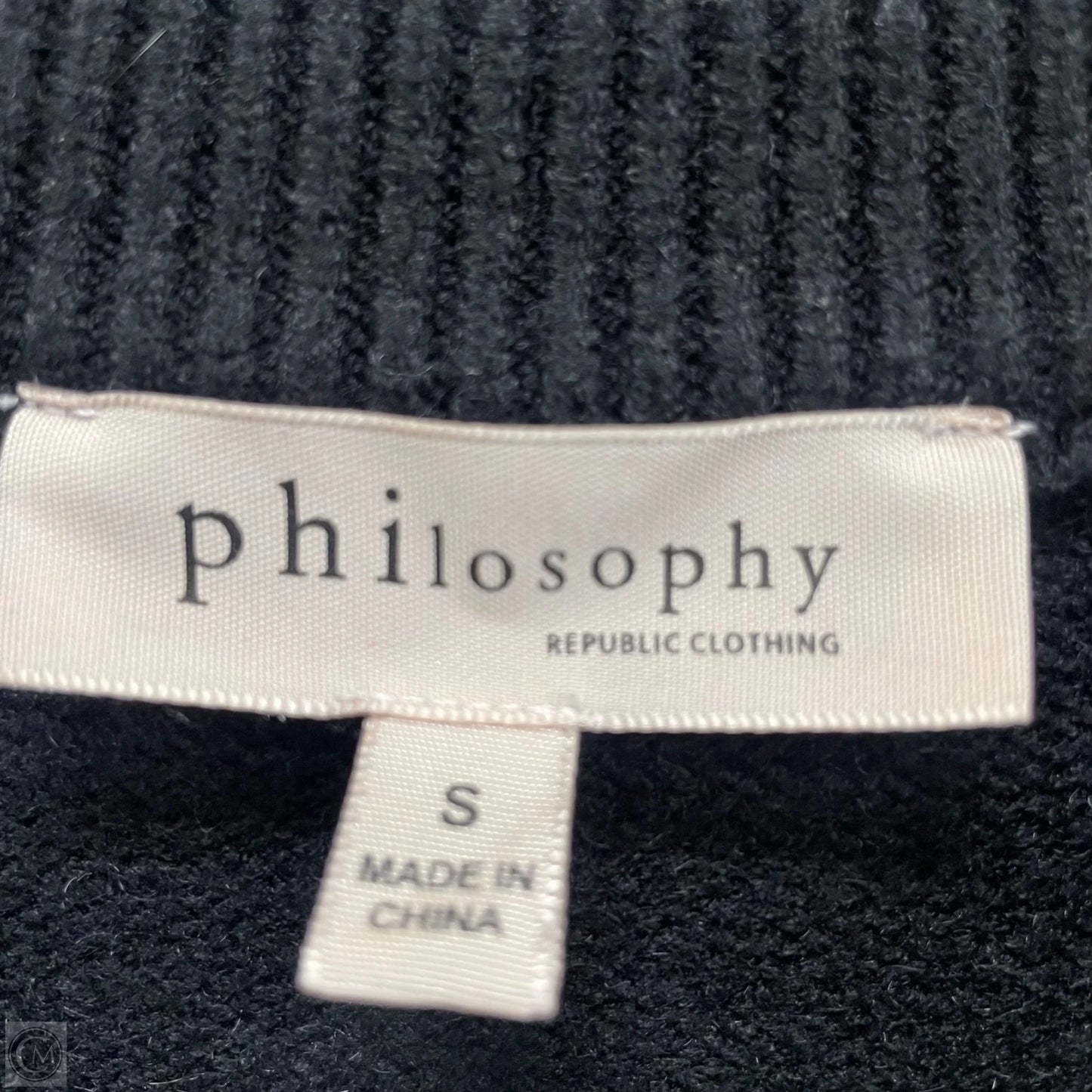 Sweater By Philosophy In Striped Pattern, Size: S