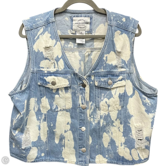 Vest Other By American Bazi In Blue & White, Size: 3x