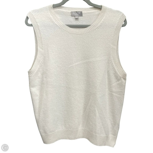 Vest Other By J. Crew In Cream, Size: L