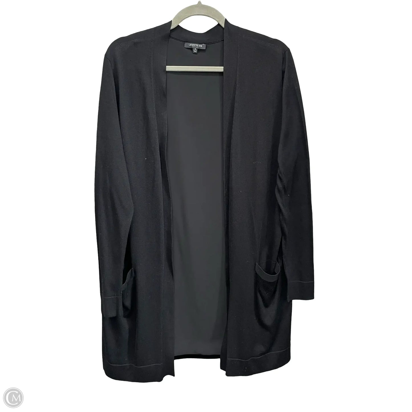 Cardigan Designer By Lafayette 148 In Black, Size: M