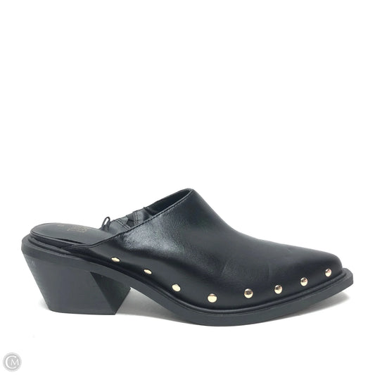 Shoes Heels Block By Time And Tru In Black, Size: 10