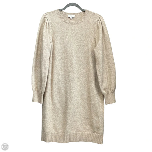 Dress Sweater By Loft In Tan, Size: L
