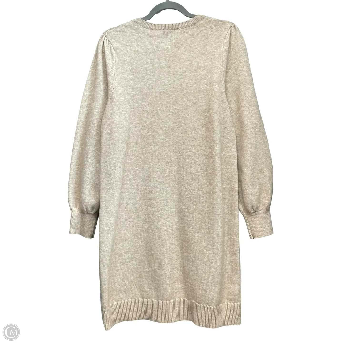 Dress Sweater By Loft In Tan, Size: L