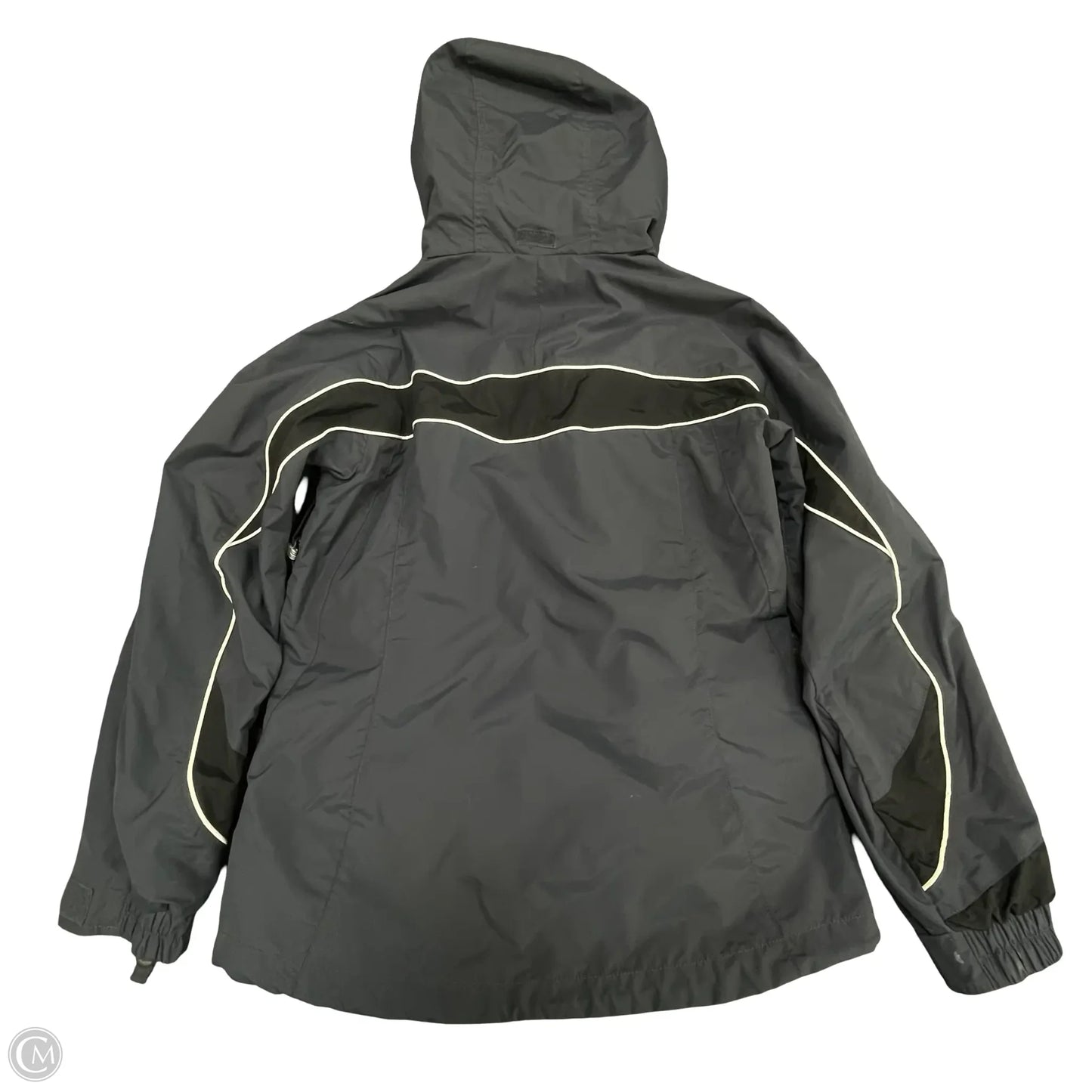 Jacket Windbreaker By Columbia In Grey, Size: S
