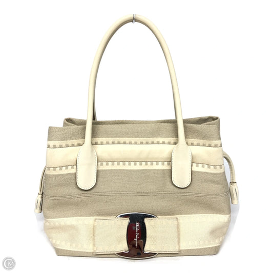 Handbag Luxury Designer By Ferragamo, Size: Medium