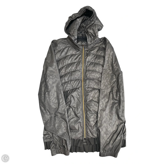 Athletic Jacket By Lululemon In Black, Size: 12